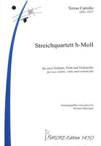 Carreño, M T: Quartett h-moll