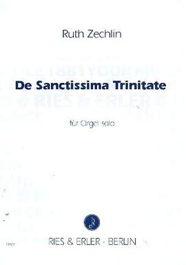 Zechlin, R: De sanctissimi trinitate
