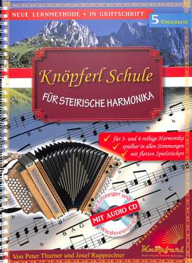 Knöpferl Schule für Steirische Harmonika 1 (5 Fingersatz)