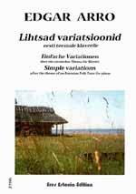 Arro, E: Simple variations after the theme of an Estonian Folktune