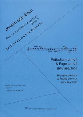 Bach, J S: Präludium d-moll + Fuge a-moll