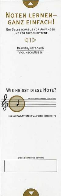 Noten lernen - ganz einfach (Violinschlüssel)