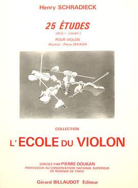 Schradieck, H: 25 Etudes Bd 2 op 1