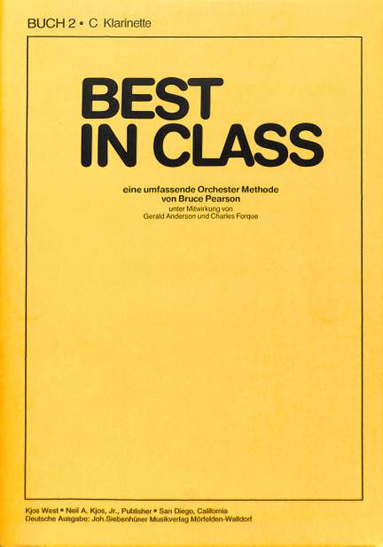 Pearson, B: Best in class 2