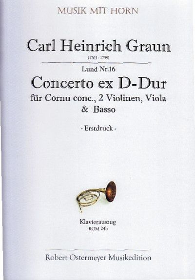 Graun, C H: Concerto D-Dur