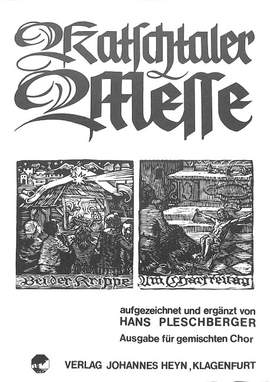 Pleschberger, H: Katschtaler Messe