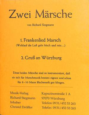 Stegmann, R: 2 Märsche