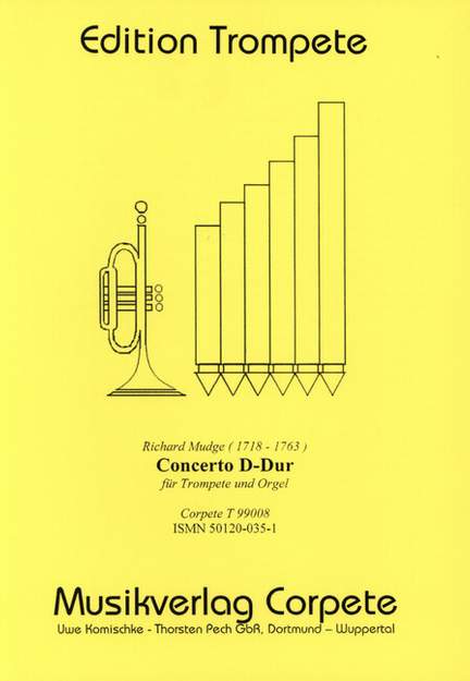 Mudge, R: Concerto D-Dur