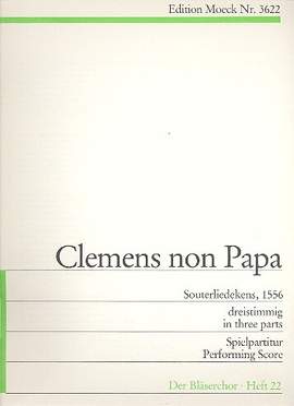Clemens non Papa, J: Souterliedekens
