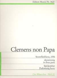 Clemens non Papa, J: Souterliedekens