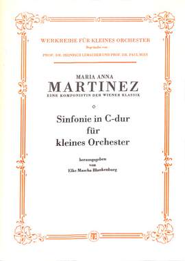 Martinez, M v: Sinfonie C-Dur