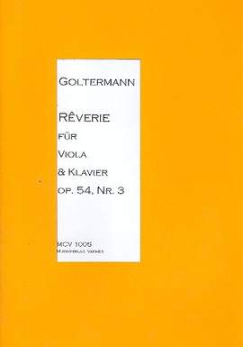 Goltermann, G: Reverie op 54/3