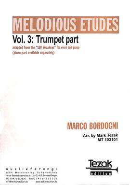 Bordogni, M: Melodious Etudes 3