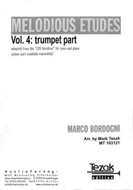 Bordogni, M: Melodious Etudes 4