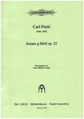 Piutti, C: Sonate g-moll op 22