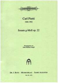Piutti, C: Sonate g-moll op 22