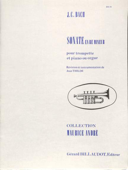 Bach, J C: Sonate d-moll