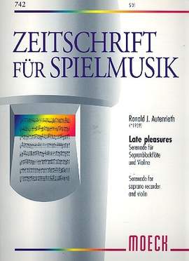 Autenrieth, R J: Late plesures - Serenade