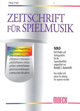 Autenrieth, R J: Solo - 5 Etüden + Vortragsstücke