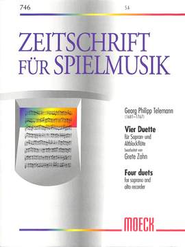 Telemann, G P: 4 Duette