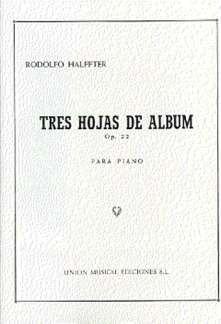 Halffter, R: 3 hojas de album op 22