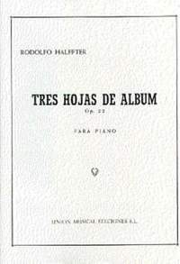 Halffter, R: 3 hojas de album op 22