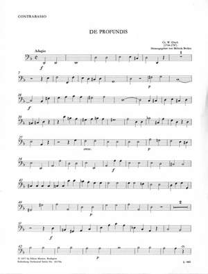 Gluck, C W ( v: De profundis
