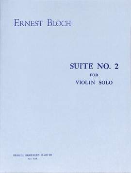 Bloch, E: Suite No. 2