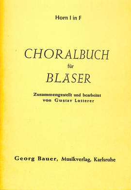 Choralbuch für Bläser