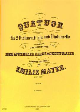 Mayer, E: Quartett g-moll op 14