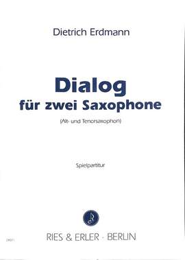 Erdmann, D: Dialog für 2 Saxophone