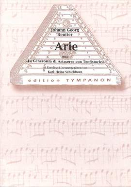 Reutter, G: Arie - la generosita di artaserse con temistocle