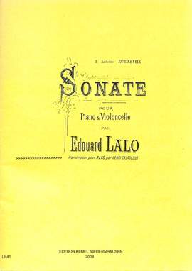 Lalo, É: Sonate