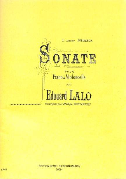 Lalo, É: Sonate