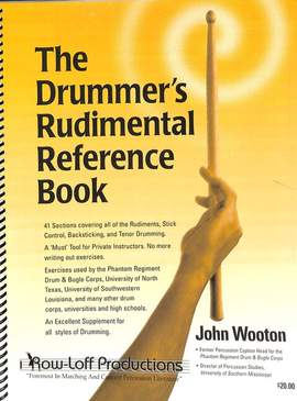 Wooton, J: Drummer's rudimental reference book