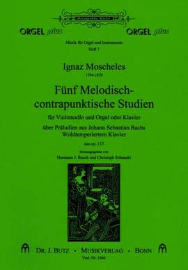 Moscheles, I: 5 melodisch contrapunktische Studien