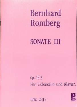 Romberg, B: Sonate 3 G-Dur op 43/3