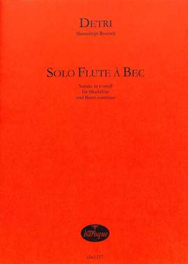 Detri: Sonate c-Moll