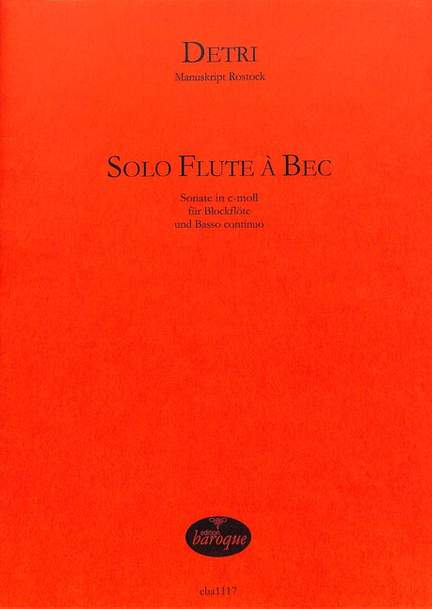 Detri: Sonate c-Moll