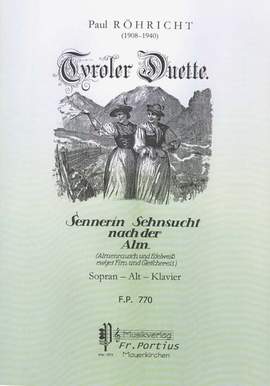 Röhricht, P: Sennerin Sehnsucht nach der Alm op 15/2 op.15/2