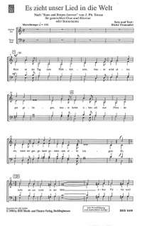Frommlet, F: Es zieht unser Lied in die Welt