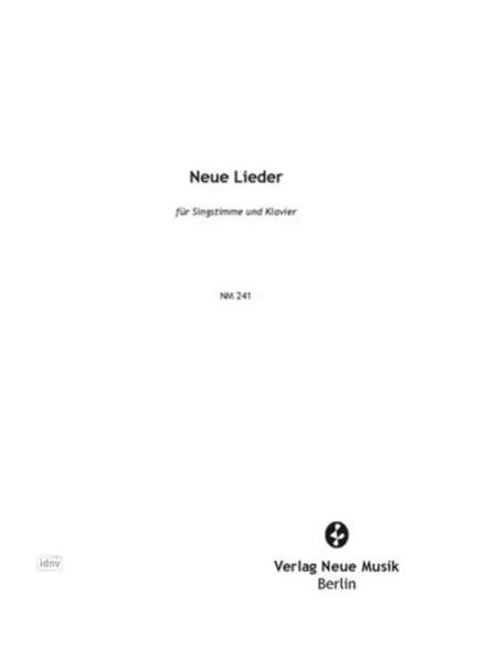 Neue Lieder