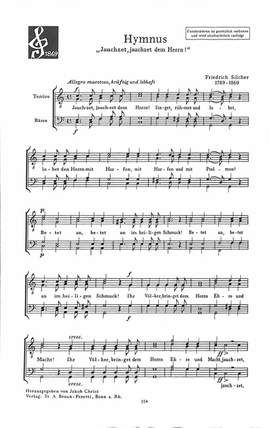 Silcher, F: Hymnus jauchzet jauchzet dem Herrn