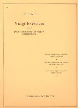 Blatt, F T: 20 exercices op 30