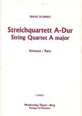 Schmidt, F: Quartett A-Dur