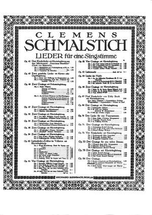 Schmalstich, C: Dorine op 84/2 (3 Gesänge)