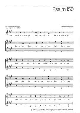 Menschick, W: Psalm 150