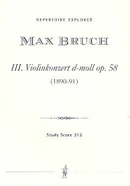 Bruch, M: Violin Concerto No. 3 D minor Op. 58