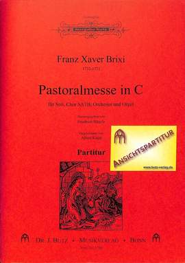 Brixi, F X: Pastoralmesse C-Dur