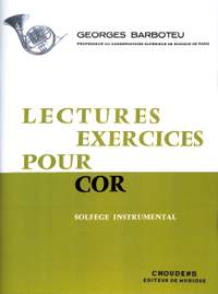 Barboteu, G: Lectures exercices pour cor